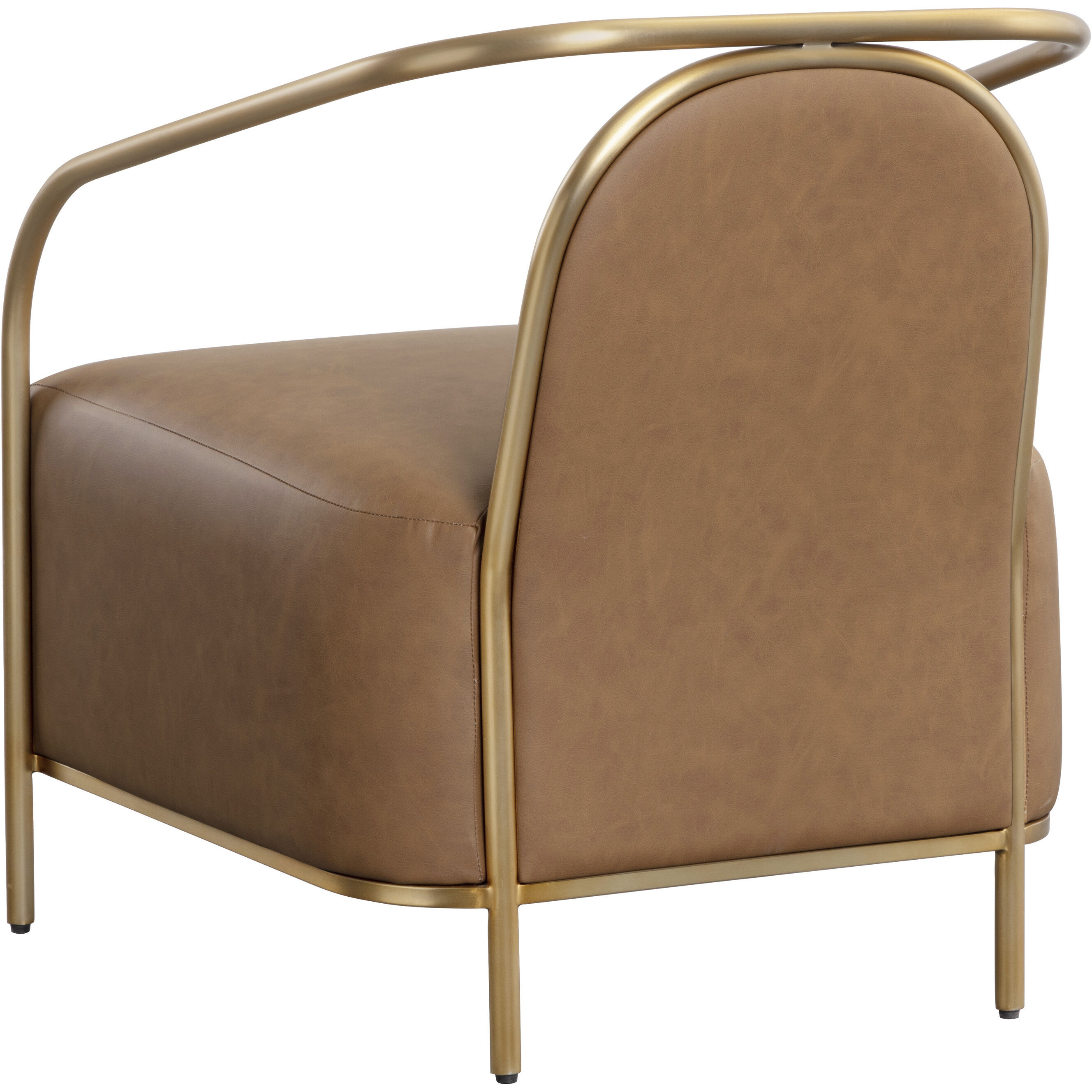 Cicero Milliken Cognac Lounge Chair
